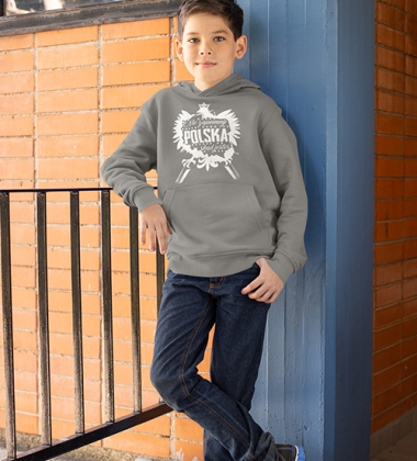 Bluza z kapturem dziecięca NIE ZAPOMNIJ SKĄD JESTEŚ